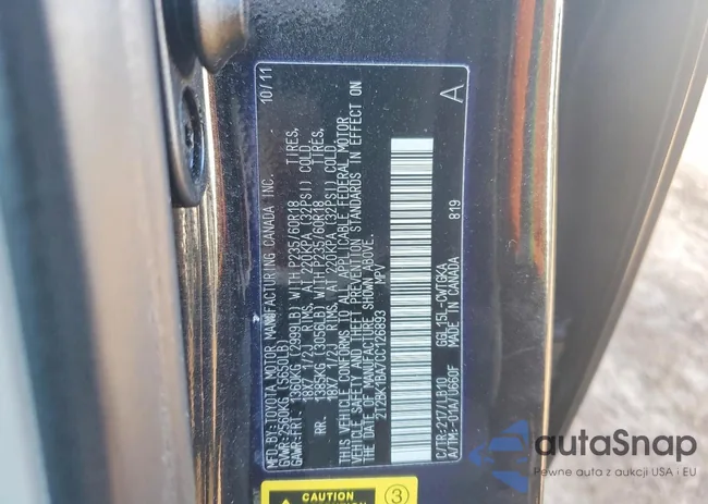 2T2BK1BA7CC126893: 76956975