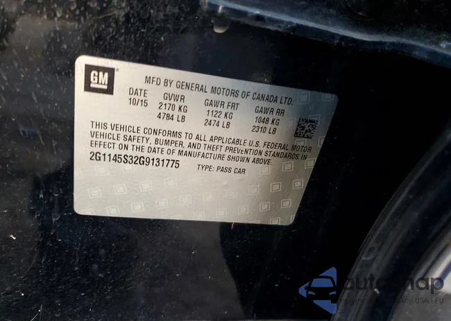 2G1145S32G9131775: 75438485