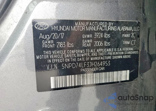 5NPD74LF3JH264953: 73904495