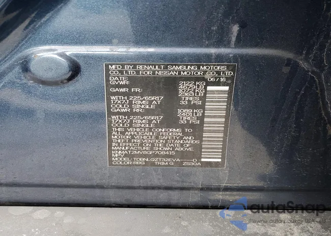 KNMAT2MV8GP708415: 78320525