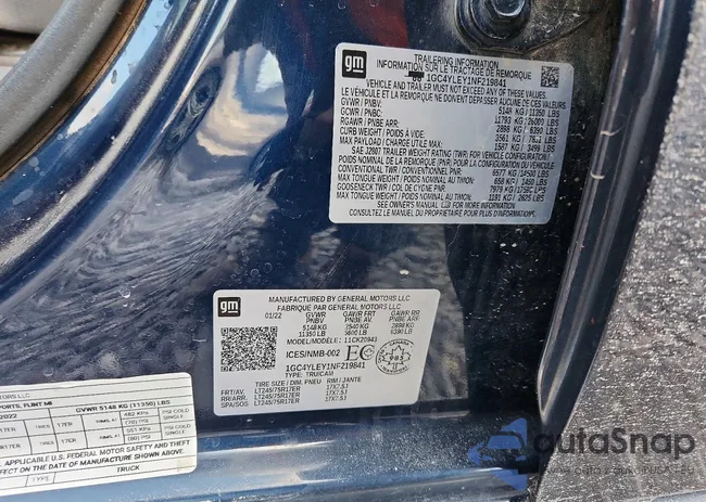 1GC4YLEY1NF219841: 76013245