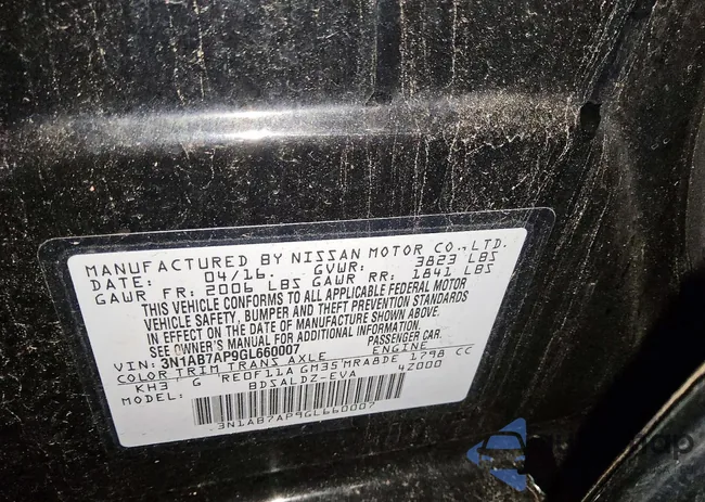 3N1AB7AP9GL660007: 77397635