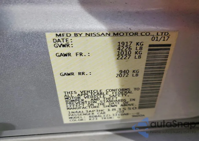 1N4AL3AP3HC183550: 74336525