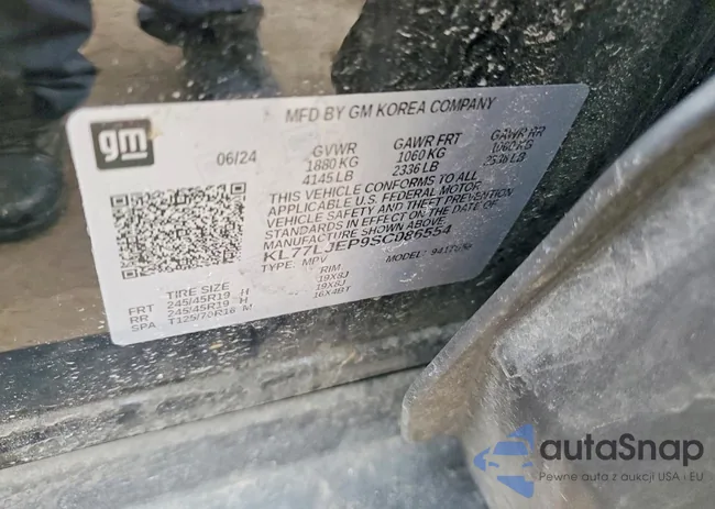 KL77LJEP9SC086554: 76894425