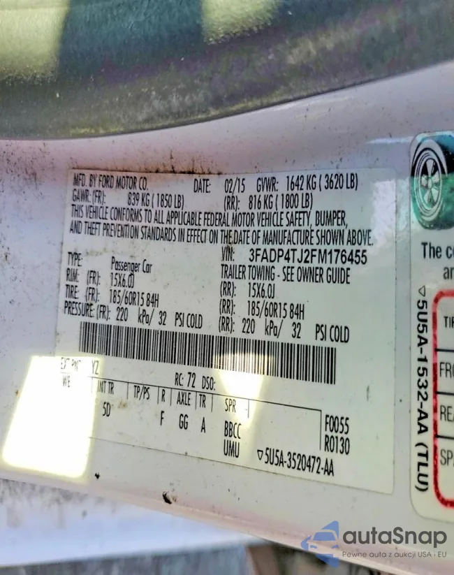 3FADP4TJ2FM176455: 79040465