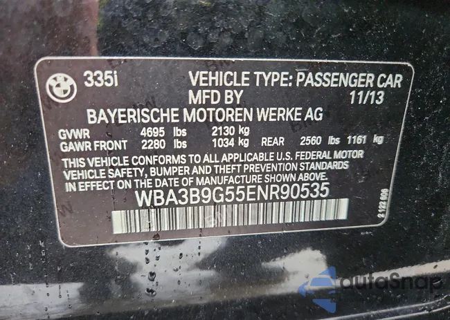 WBA3B9G55ENR90535: 77656905