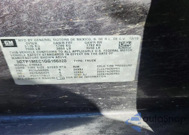 3GTP1MEC1GG166328: 76078825