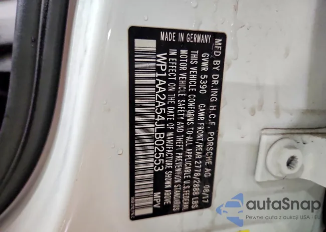 WP1AA2A54JLB02553: 75976835