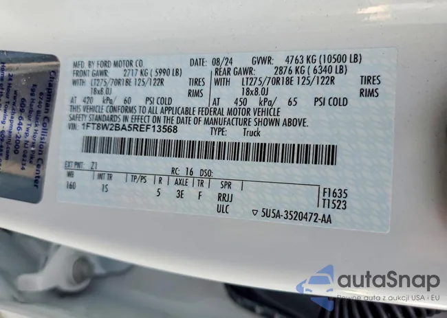 1FT8W2BA5REF13568: 75305845