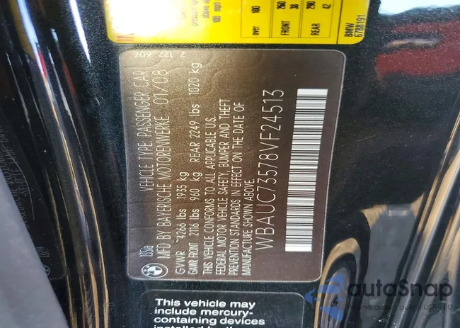 WBAUC73578VF24513: 78276665