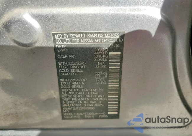 KNMAT2MT3GP679890: 78829195