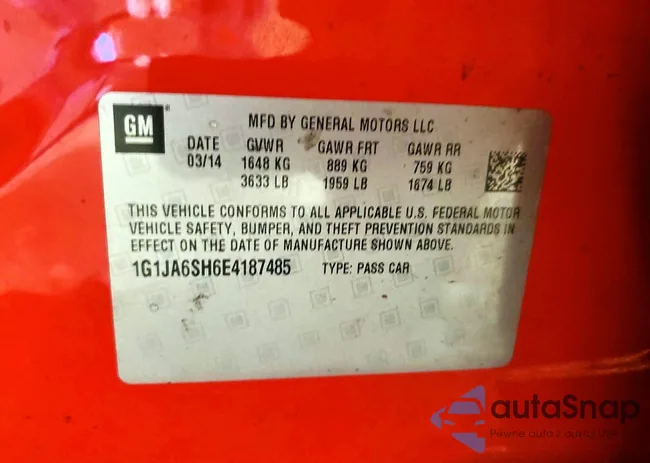 1G1JA6SH6E4187485: 75217725