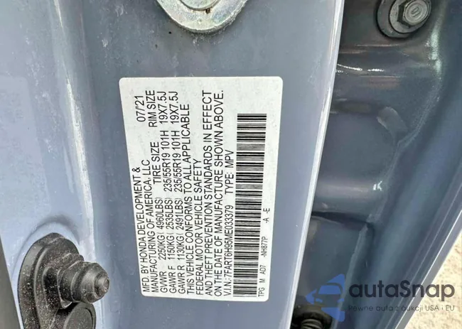 7FART6H95ME033379: 76570005