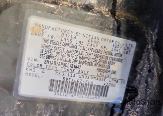 3N1AB7AP9DL781647: 77926055