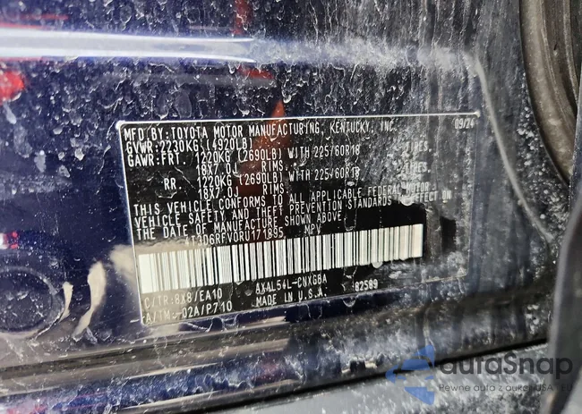 4T3D6RFV0RU171895: 76407795