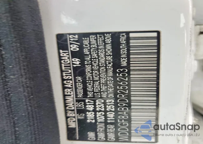 WDDGF8AB9DR256253: 77384905