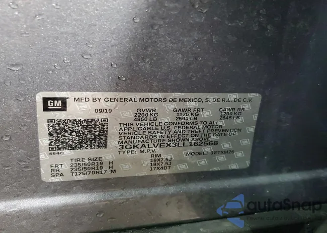 3GKALVEX3LL162568: 77099375