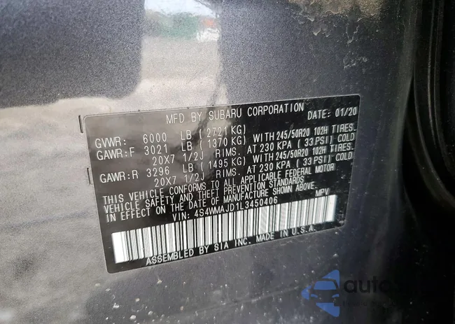 4S4WMAJD1L3450406: 74636765