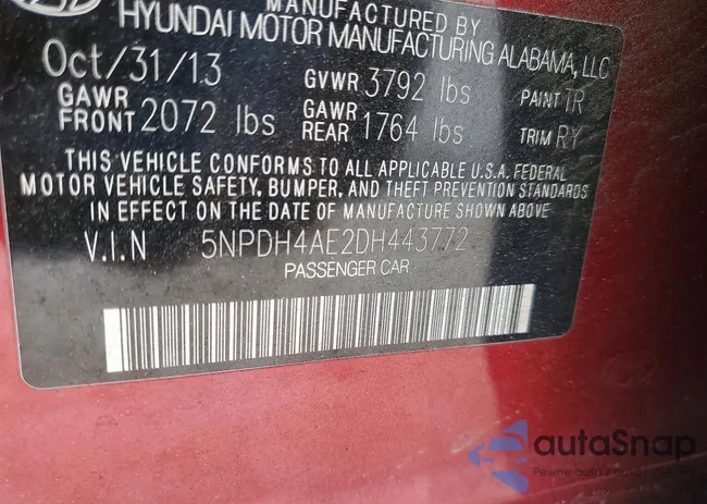 5NPDH4AE2DH443772: 75693955