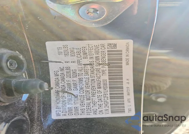 2HGFC2F61LH508830: 75868595