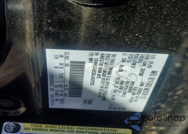 1FMFU16526LA03928: 76906145