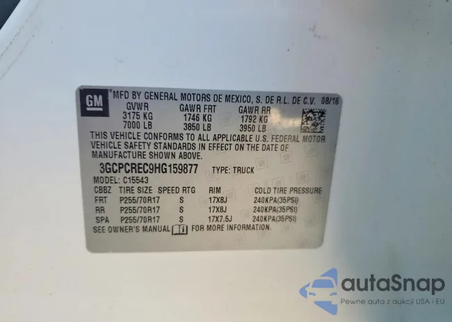 3GCPCREC9HG159877: 75452405