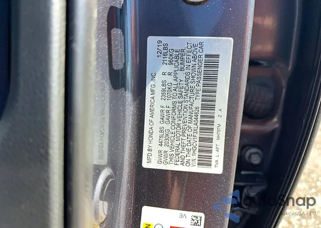 1HGCV1F3XLA044626: 79221385