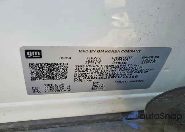 KL4AMBS28RB215169: 78826435