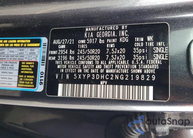 5XYP3DHC2NG219829: 76994495