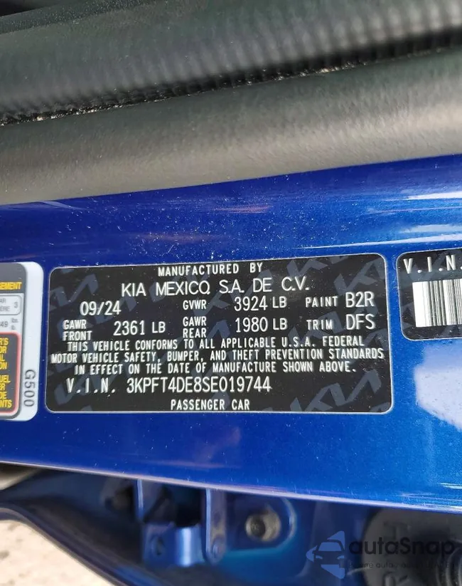 3KPFT4DE8SE019744: 77213085