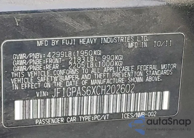 JF1GPAS6XCH202602: 76665385