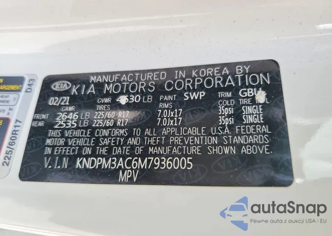 KNDPM3AC6M7936005: 76207945