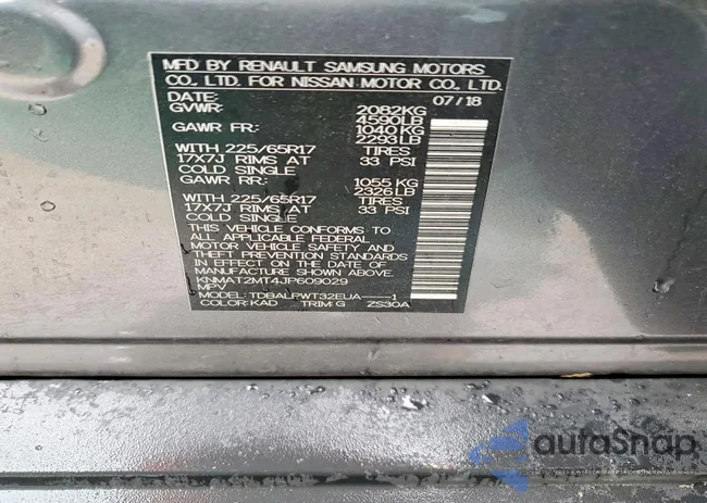 KNMAT2MT4JP609029: 76060435