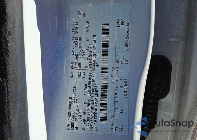 1FTER4EH5MLD87621: 77174715