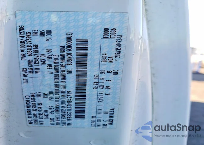 1FBSS31L13HB42719: 76685805