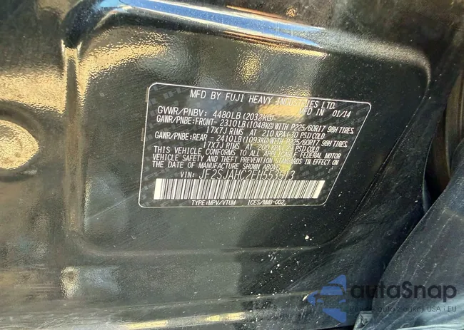 JF2SJAHC2EH553513: 77606975