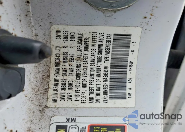 JHMZE2H76AS036379: 73794805