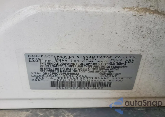 3N1CP5CV3PL548622: 78997995