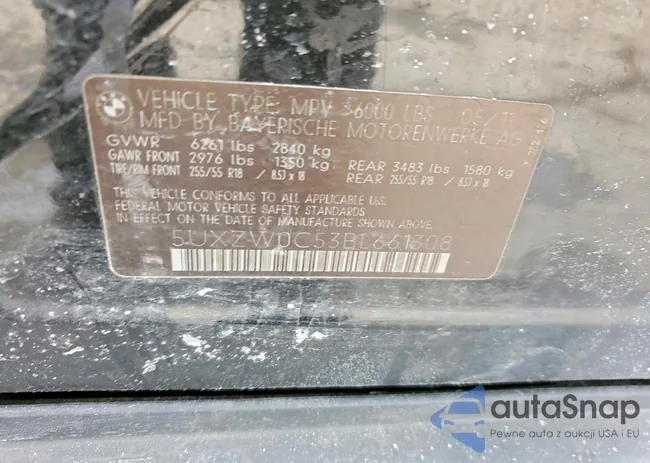 5UXZW0C53BL661308: 75585945