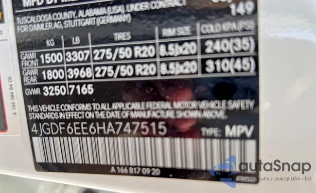 4JGDF6EE6HA747515: 78486715