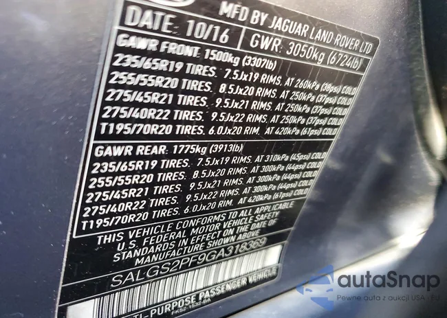 SALGS2PF9GA318369: 76729035