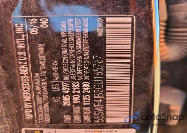 55SWF4JB2GU165767: 76445015