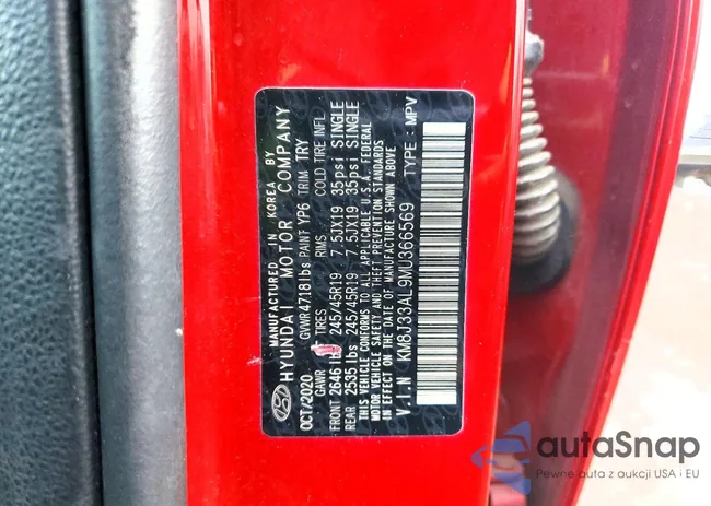 KM8J33AL9MU366569: 78922165