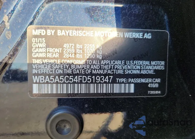 WBA5A5C54FD519347: 79242755