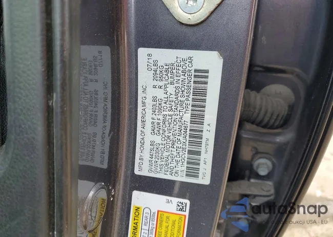 1HGCV2E3XJA044677: 78594675