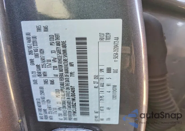 1FMCU0BZ1MUB04097: 77353835