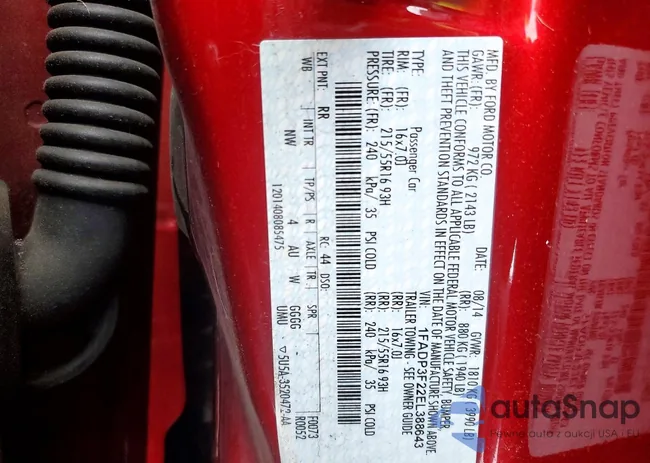 1FADP3F22EL388643: 78685475