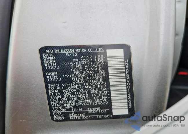 JN8AF5MV0CT124332: 77423045