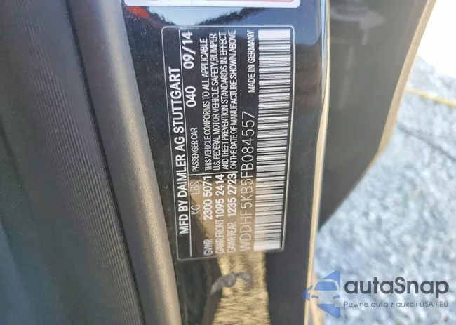 WDDHF5KB5FB084557: 77427745