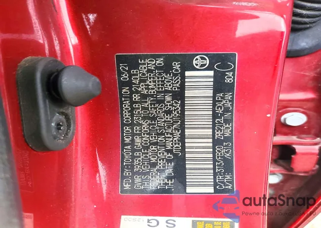 JTDEPMAE7NJ195342: 76841645